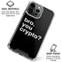 Bro You Crypto iPhone 16 Pro Clear Case